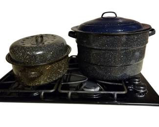 Graniteware Roaster And Water Bath Canner