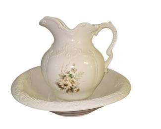 Wash Basin and Pitcher