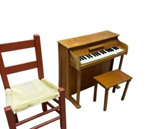 Kids Piano and Chair