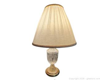 Cut Glass Table Lamp