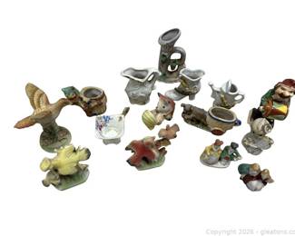 Collection Of Small Porcelain Figurines