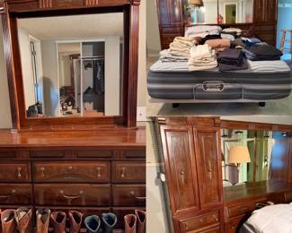 Queen set, motion bed