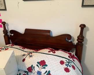 This is the first time I have seen an empire bed.