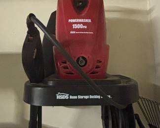 HSDS 1500 PSI Power Washer with Home Storage Docking Station