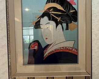 Japanese Woodblock Print by Kitagawa Utamaro