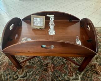 Vintage Mahogany Butler's Tray Coffee Table