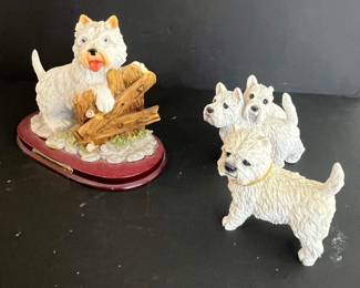 Sherratt & Simpson West Highland White Terrier Figurines