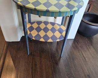 Hand painted table
