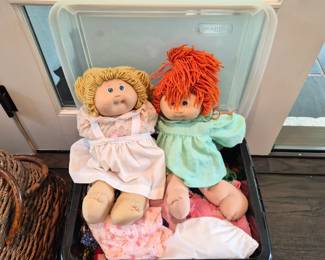Cabbage Patch kids and clothes