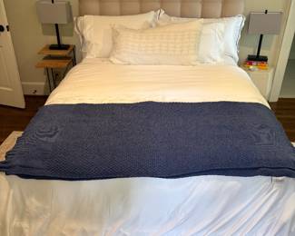 Queen bed / frame and mattress