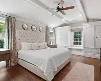 Mirrored dresser, night stands