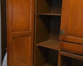 Antique Oak Hoosier Cabinet by Sellers fifth image