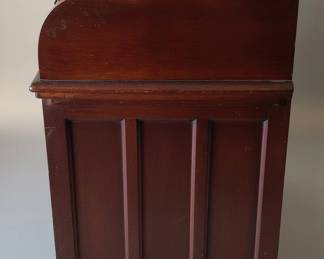 Mahogany Rolltop Desk with Chair