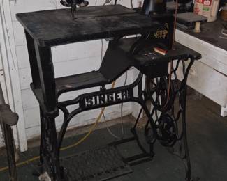 Singer Model New Family Treadle Sewing Machine