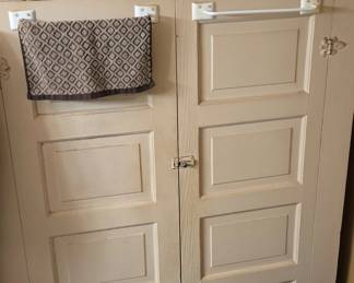 Vintage Wooden Armoire or Wardrobe