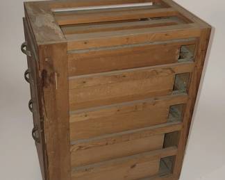 MidCentury Modern Wooden Cabinet second image