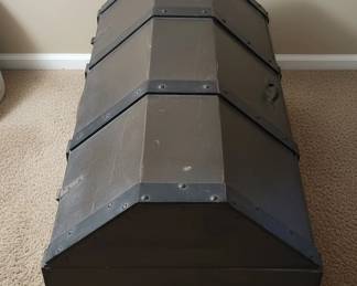 Vintage Steamer Trunk or Steamer Chest second image