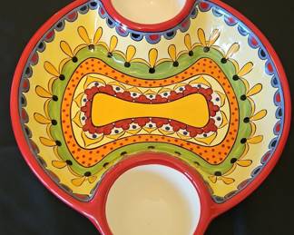 Talavera Ceramic Appetizer Tray