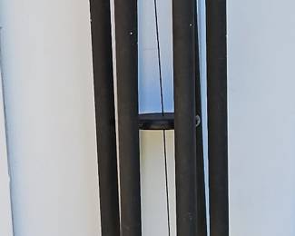 Metal Wind Chime Set with Oak Leaf