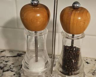 Bamboo Salt and Pepper Grinders