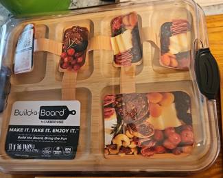 Bamboo Charcuterie Board with Lid