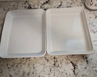 White Ceramic Baking Dishes