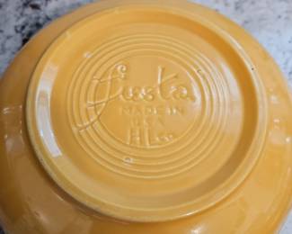 Yellow Fiesta Mixing Bowl third image