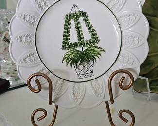 Handpainted Botanical Plate