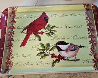 Certified International Winter Song Tray