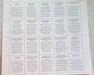 Civil War Commemorative Stamp Sheet second image