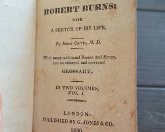 Robert Burns Poetical Works second image