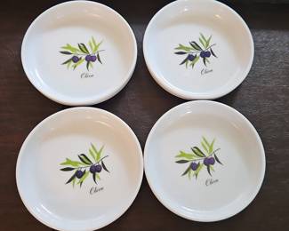 Xcell Olive Melamine Dipping Dishes