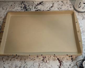 Pampered Chef Stoneware Baking Sheet