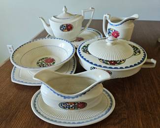 Ridgways Avignon Hand Painted Piece Dinnerware Set fourth image