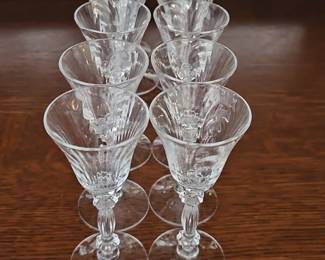 Etched Crystal Cordials, set of second image