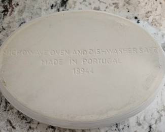 White Ceramic Serving Bowls second image