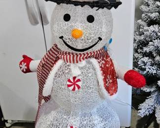 Lighted Snowman Decoration second image