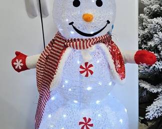 Lighted Snowman Decoration