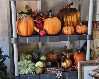 Assorted Decorative Pumpkins