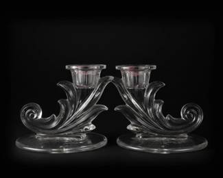 Fostoria Baroque Candlestick Holders