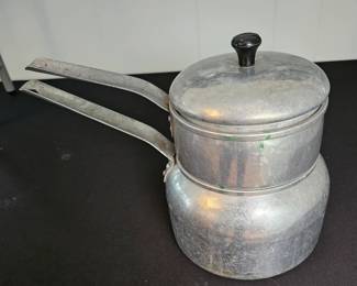 Vintage WearEver Aluminum Double Boiler