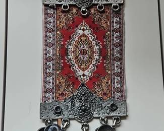 Turkish Carpet Evil Eye Wall Hanging