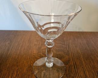 Cambridge Caprice Crystal Coupe Glasses, set of