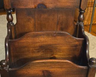 Possible Ethan Allen magazine rack