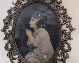 Vintage Italian The Infant Samuel by SirJoshua Reynolds