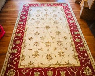 Wool area rug