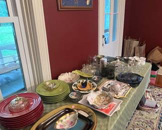 Decorative serving pieces