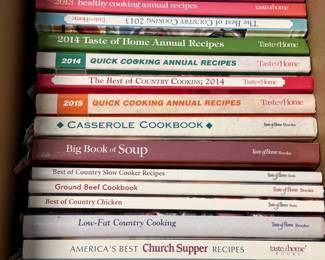 Collection of cookbooks 