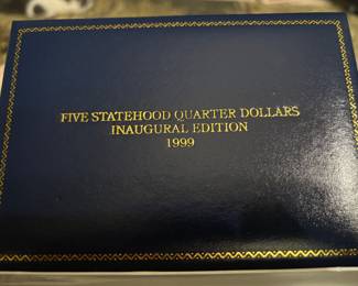 1999 statehood Quarter inaugural edition collection
