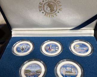 Commemorative coin collection, the Morgan mint